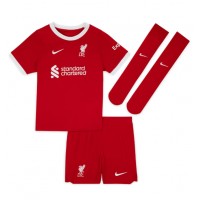 Liverpool Mohamed Salah #11 Replika babykläder Hemmaställ Barn 2023-24 Kortärmad (+ korta byxor)
